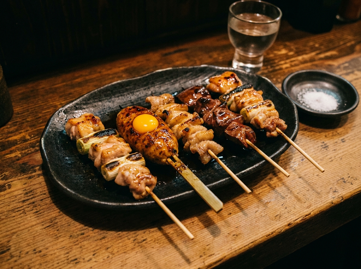 焼き鳥の盛り合わせ